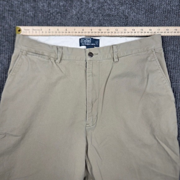 Polo Ralph Lauren Mens Classic Chino Pants Tan Khaki 100% Cotton 36x30 26283 - Picture 7 of 8